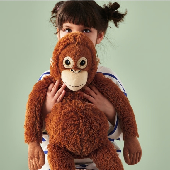 IKEA DJUNGELSKOG Orangutan Monkey PUNCH Brown Plush Toy - 104.028.41 - Picture 3 of 10